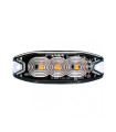 ΣΤΡΟΜΠΟ 12/24V 8x3x0,9cm ΠΟΡΤΟΚΑΛΙ 3LED 9W (3x3W) R65 R10 AMiO - 1 ΤΕΜ.