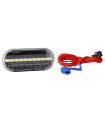 VW GOLF 3+4 /POLO 6N/9N/PASSAT 96/T5/SHARAN 18LED (2χ9) SMD 2 ΧΡΗΣΕΩΝ ΠΛΑΙΝΑ ΦΛΑΣ ΦΤΕΡΟΥ ΔΙΑΦΑΝΑ