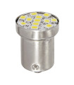 R5W BA15s 24/28V 120LM 12SMD LED x 1 CHIPS HYPER LED ΛΕΥΚΑ 20TEM.