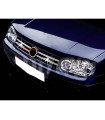 VW GOLF 4 HB 5D 1998-2004 ΔΙΑΚΟΣΜΗΤΙΚΕΣ ΓΡΙΛΙΕΣ ΜΑΣΚΑΣ ΕΜΠΡΟΣ ΧΡΩΜΙΟΥ - 4 ΤΕΜ.