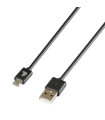 ΚΑΛΩΔΙΟ ΦΟΡΤΙΣΗΣ ΚΑΙ ΣΥΓΧΡΟΝΙΣΜΟΥ MICRO USB 200cm ΜΑΥΡΟ ESSENTIALS LAMPA - 1 ΤΕΜ.