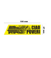 ΑΥΤΟΚΟΛΛΗΤΟ CIAO POVERI ΚΙΤΡΙΝΟ 100x27mm SIMONI RACING - 1 ΤΕΜ.