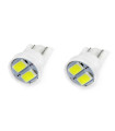 T10 W5W 12V LED 2xSMD5730 ΛΕΥΚΟ AMIO – 2 ΤΕΜ.