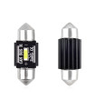 ΛΑΜΠΑΚΙΑ ΠΛΑΦΟΝΙΕΡΑΣ 31mm 12/24V 3,1W 5600K 1LED ULTRA BRIGHT CAN-BUS FESTOON (ΛΕΥΚΟ) AMiO - 2 ΤΕΜ.