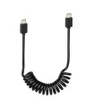 ΚΑΛΩΔΙΟ ΦΟΡΤΙΣΗΣ ΚΙΝΗΤΟΥ E-BIKE SPRING MICRO USB- MICRO USB ΣΠΙΡΑΛ 25-100cm