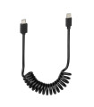 ΚΑΛΩΔΙΟ ΦΟΡΤΙΣΗΣ E-BIKE SPRING MICRO USB-TYPE-C ΣΠΙΡΑΛ 25-100cm