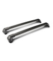 ΜΠΑΡΕΣ ΟΡΟΦΗΣ ΑΛΟΥΜΙΝΙΟΥ ΜΑΥΡΗ WHISPBAR FLUSH BAR STANDARD 110cm ΜΕ ΚΛΕΙΔΙ - 2 TEM.