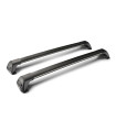 ΜΠΑΡΕΣ ΟΡΟΦΗΣ ΑΛΟΥΜΙΝΙΟΥ ΜΑΥΡΗ WHISPBAR FLUSH BAR STANDARD 120cm ΜΕ ΚΛΕΙΔΙ - 2 TEM.