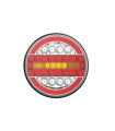 ΦΑΝΑΡΙ ΠΙΣΙΝΟ RCL-07-LR 10-30V LED ΣΤΡΟΓΓΥΛΟ Φ140x38mm ΜΕ ΚΑΛΩΔΙΟ 1ΤΕΜ