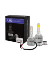 H3 LED SET C6 12/24V 6.500K 10.000lm 80W ΛΑΜΠΑ ΜΕ COB EPISTAR 1021 LED ΚΑΙ ΑΝΕΜΙΣΤΗΡΑΚΙ M-TECH - 2 ΤΕΜ.