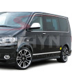 VW T6 TRANSPORTER 2015+ (ΜΑΚΡΙ ΣΑΣΙ) ΔΙΑΚΟΣΜΗΤΙΚΗ ΦΑΣΑ ΠΟΡΤΑΣ ΧΡΩΜΙΟ ΜΕΤΑΛΛΙΚΗ 7ΤΕΜ.