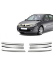 RENAULT MEGANE HB 5D/SD/SW 2004-2005 ΔΙΑΚΟΣΜΗΤΙΚΕΣ ΓΡΙΛΙΕΣ ΜΑΣΚΑΣ ΕΜΠΡΟΣ ΧΡΩΜΙΟΥ 6ΤΕΜ