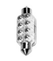 ΛΑΜΠΑΚΙΑ ΠΛΑΦΟΝΙΕΡΑΣ 12V SV8,5-8 13x44mm 8LED ΠΡΑΣΙΝΟ BLISTER 1ΤΕΜ.