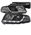 Μπροστινά Φανάρια Set Για Audi A4 B5 94-98 DRL Μαύρα H1/H1 Sonar