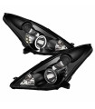 Μπροστινά Φανάρια Set Για Toyota Celica T230 99-05 Angel Eyes & Led Μαύρα H7/H1 Manual Eagle Eyes