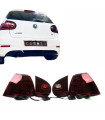 Πισινά Φανάρια Set Για Vw Golf V (5) 03-08 Led Urban Style Cherry Red/Smoke Winjet