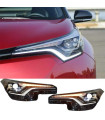 Μπροστινά Φανάρια Set Για Toyota C-HR 16+ DRL Full Led & Led Signal With Motor Carner