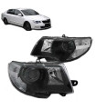 Μπροστινά Φανάρια Set Για Skoda Superb 3T Projectors Μαύρα H7/H3 Με Μοτέρ Depo