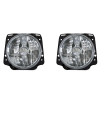 Μπροστινά Φανάρια Set Για Vw Golf 2 83-92 Clear Glass H4 Manual Depo