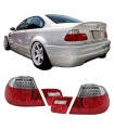 Πισινά Φανάρια Set Για Bmw 3 E46 Coupe 99-03 Led Red/Crystal Depo