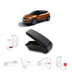 Κονσόλα Χειροφρένου Τεμπέλης Armster OE1 Με Usb Για Renault Clio 2019+ / Captur 2019+ Χωρίς Εργοστασιακό Τεμπέλη Μαύρο Χρώμα