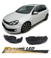 Φλας Καθρέπτη Για Vw Golf 6 VI 08-12 / Touran 10-15 Dynamic Led Canbus Φιμέ 2 Τεμάχια