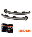 Φλας Καθρέπτη Για Vw Golf 7 VII 2012-2016 / 7.5 FL 2017+ / Touran II 2015+ Osram Dynamic Led Μαύρο 2 Τεμάχια