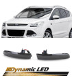 Φλας Καθρέπτη Για Ford Kuga MK2 12+ / Ecosport 12+ / Escape MK3 12-19 Dynamic Led Canbus Φιμέ 2 Τεμάχια