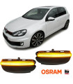 Φλας Καθρέπτη Για Vw Golf 6 VI 08-12 / Touran 10-15 Osram Dynamic Led Canbus Μαύρο 2 Τεμάχια