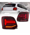 Πισινά Φανάρια Set Για Vw Polo 6R 09-14 Led Bar Dynamic Κόκκινο/Crystal VLand