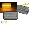 Πλαϊνά Φλας Φτερού Για VW Golf 1 / 2 74-91 / Jetta 84-91 / Corrado 88-95 Led Dynamic Λευκά 2 Τεμάχια