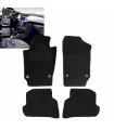 Πατάκια Αυτοκινήτου Μοκέτα Για VW Polo 6R 2009-2017 Car+ Black 4 Pieces