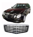 Μάσκα Για Mercedes-Benz E-Class W211 06-09 Avantgarde Χρώμιο/Μαύρο 1 Τεμάχιο