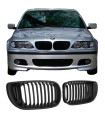 Καρδιές Μάσκας Για Bmw 3 E46 02-05 Sedan/Touring Μαύρο Ματ 2 Τεμάχια