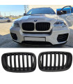 Καρδιές Μάσκας Για Bmw X5 E70 07-13 / X6 E71 08-14 Μαύρο Ματ 2 Τεμάχια