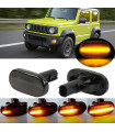 Πλαϊνά Φλας Φτερού Για Suzuki Jimny JB64W 2018+ Led Dynamic Φιμέ 2 Τεμάχια