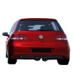 Diffuser Πίσω Προφυλακτήρα Για VW Golf VI (6) 08-12 R32 Look Golf 5 Μαύρο Ματ Maxton Design Από Abs Πλαστικό 1 Τεμάχιο