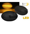 Πλαϊνά Φλας Φτερού Για Opel Astra F 91-97 / Corsa B , C 93-06 / Tigra A 94-00 Led Dynamic Smoke 2 Τεμάχια