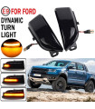 Φλας Καθρέπτη Για Ford Ranger T6 12-19 Dynamic Led Φιμέ 2 Τεμάχια