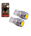 Λάμπες Led T10 12volt 1watt Λευκές Racesport LIT539C 2 Τεμάχια