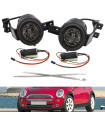 Μπροστινά Φλας Για Mini Cooper R50 / R52 / R53 01-06 Με Φώτα Θέσης Led Smoke 2 Τεμάχια