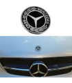 Σήμα Τάπα Καπό Mercedes-Benz Γνήσιο A000817170157 57mm Μαύρο