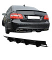 Diffuser Πίσω Προφυλακτήρα Για Mercedes-Benz E-Class W212 09-13 Amg E63 Έκδοση Γυαλιστερό Μαύρο 4 Bars Maxton Design