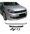 Μπροστινό Spoiler Για VW Golf VI (6) 08-12 Votex Look Από Abs Πλαστικό 1 Τεμάχιο