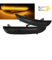 Φλας Καθρέπτη Για Citroen C3 16+ , C4 Cactus 18+ , Opel Corsa F 19+ , Peugeot 208 12-20 , 2008 13-20 Dynamic Led Canbus Μαύρο 2 