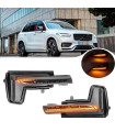 Φλας Καθρέπτη Για Volvo XC60 14+ / XC90 14+ / V90 16+ Led Dynamic Φιμέ 2 Τεμάχια