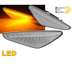 Πλαϊνά Φλας Φτερού Για Bmw X5 E70 07-12 / X6 E71 08-14 / X3 F25 10-14 Led Dynamic Άσπρα 2 Τεμάχια