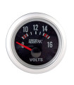 Βολτόμετρο Race Sport Μαύρο 52mm 12 Volt BLCK484