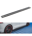 Πλαινά Μαρσπιέ Για VW Golf VIII (8) 20+ Πρόσθετο Για GTI & R Μασπιέ Γυαλιστερό Μαύρο Από Abs Πλαστικό Maxton Design 2 Τεμάχια