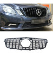 Μάσκα Για Mercedes-Benz E-Class W212 09-13 GT Amg Panamericana Look Γυαλιστερή Μαύρη 1 Τεμάχιο